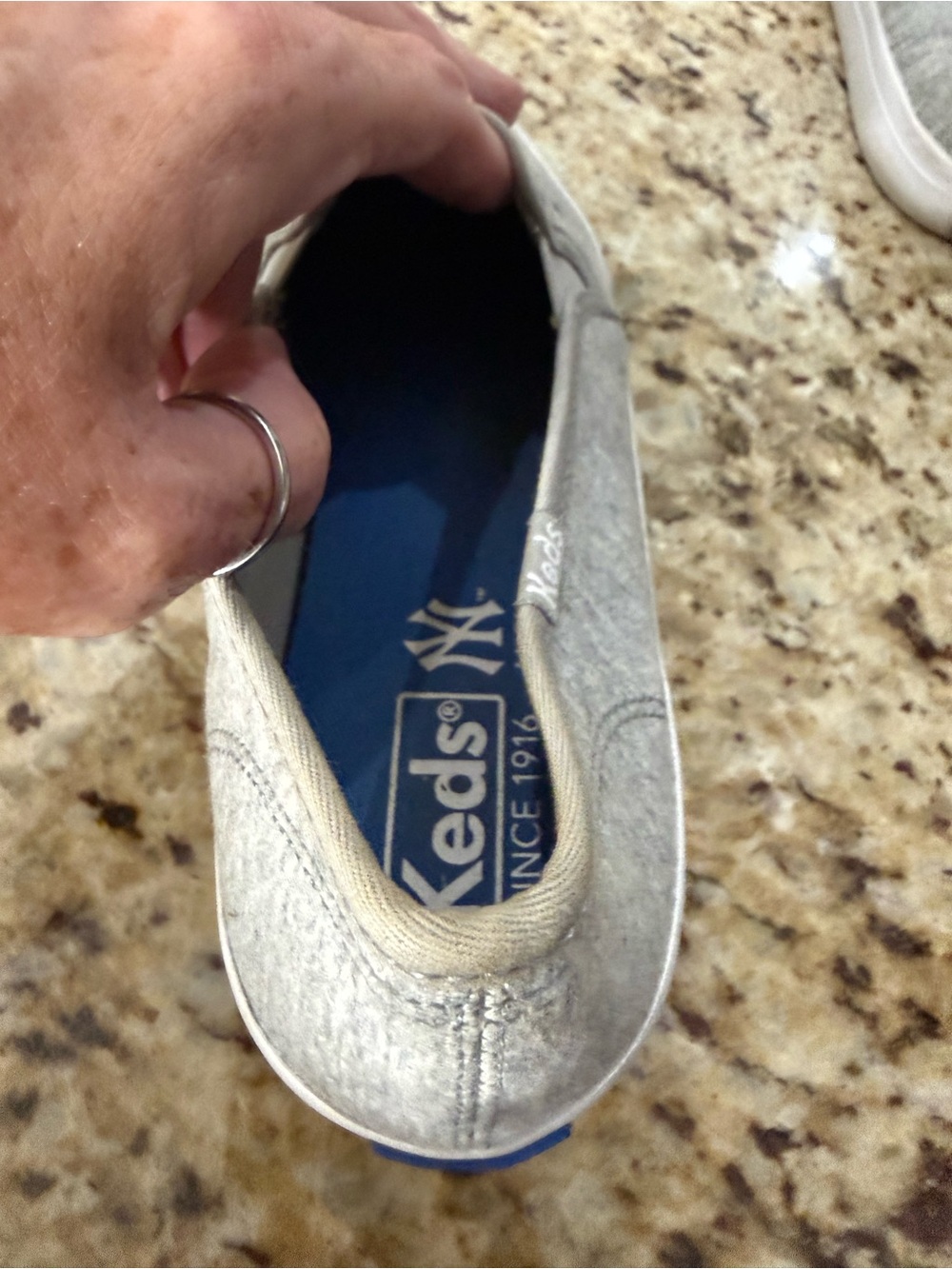 Keds Double Decker New York Yankees MLB Baseball Slip On Shoes 9 - Picture 13 of 15